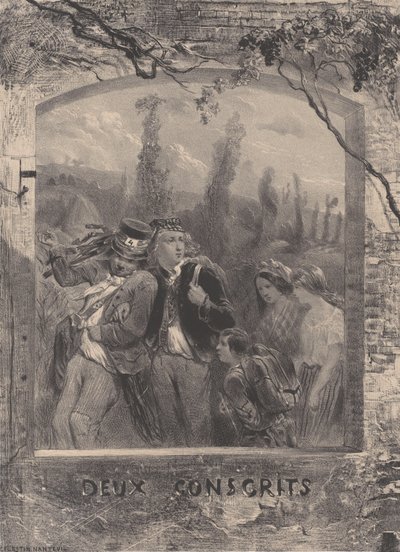 Due coscritti, ca. 1830-70 da Célestin Nanteuil