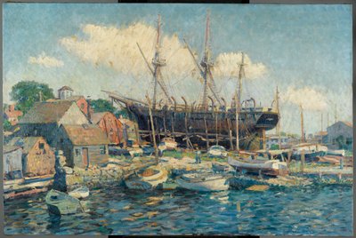 Una baleniera sulla ferrovia marina a Fairhaven da Clifford Warren Ashley