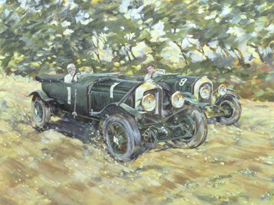 Bentley vincitrici a Le Mans nel 1929 da Clive Metcalfe