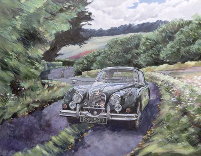 Jaguar XK150 in crociera da Clive Metcalfe
