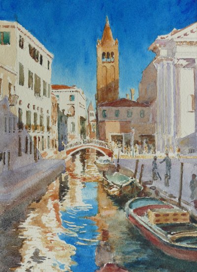 Rio Di S. Barnaba, tardo pomeriggio, vigilia di Capodanno, 2020 da Clive Wilson