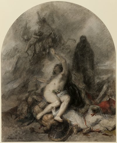 Allegoria della guerra da Clément Auguste Andrieux
