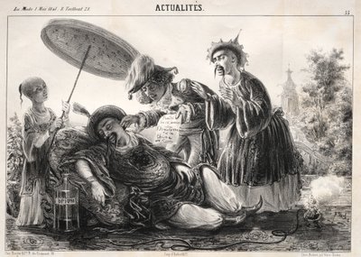 Attualità: --Dite dunque! dite dunque! celeste Imperatore.... da Clémente Pruche