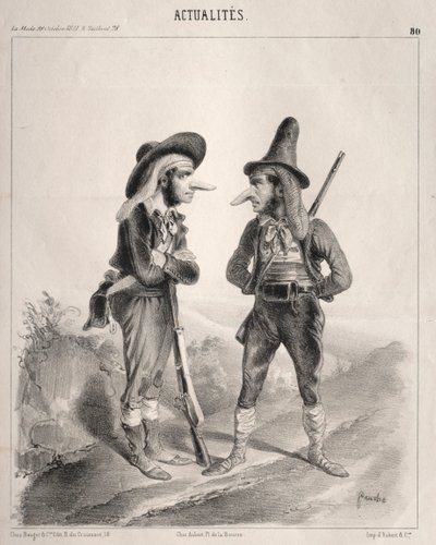Actualités: Insurgez-vous donc! ...hien! voilà qui va devenir gentil!, 1841 da Clémente Pruche