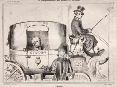 Actualités: Gli inconvenienti delle carrozze pubbliche: L