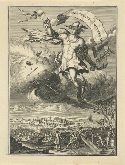 Frontespizio di Mercurio o oratore da Coenraad de Putter
