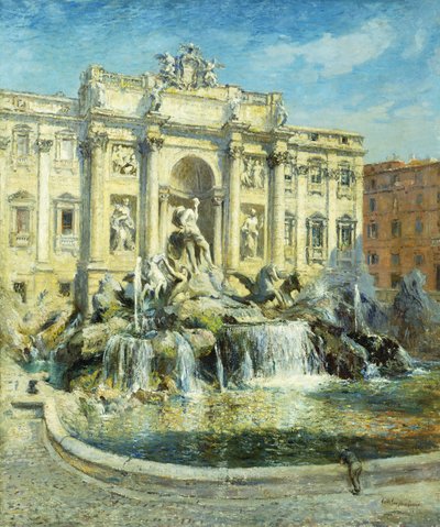 Fontana di Trevi, Roma da Colin Campbell Cooper
