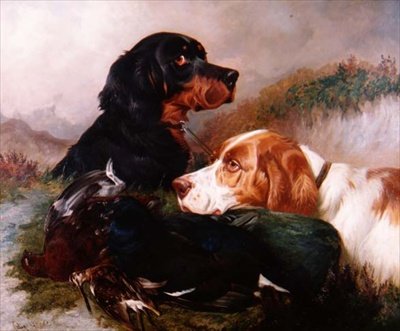 Setter con il bottino del giorno da Colin Graeme