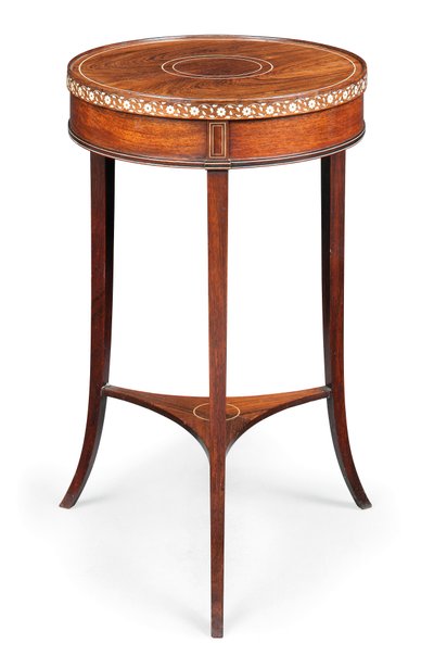 Tavolino vittoriano intarsiato, c.1880 da Collinson and Lock