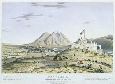 Monterey, da Independence Hill, nel retro del Palazzo del Vescovo. Come appariva il 23 settembre da Colonel Daniel (after) Whiting Powers