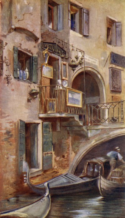 Negozio Antiquario sul Ponte dei Dadi, Venezia da Commendator Formilli