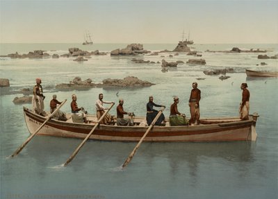 Barcaioli, Giaffa, Israele, c.1890-1906 da Company Photoglob