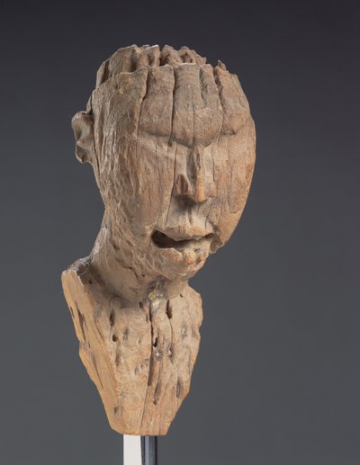 Frammento di un nkisi nkondi del Kongo (legno) da Congolese School