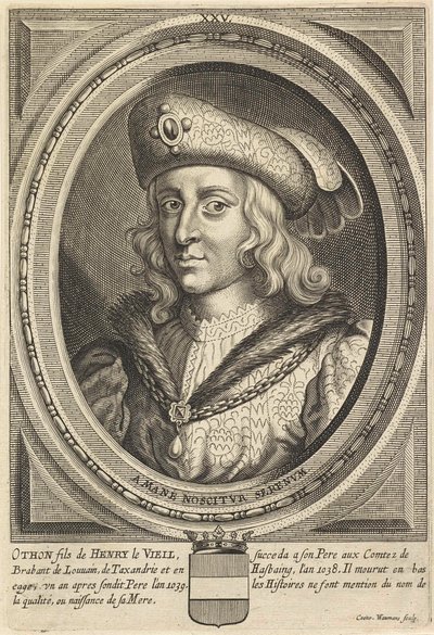 Ritratto di Otto, Duca di Brabante e Lovanio da Conrad (after) Waumans