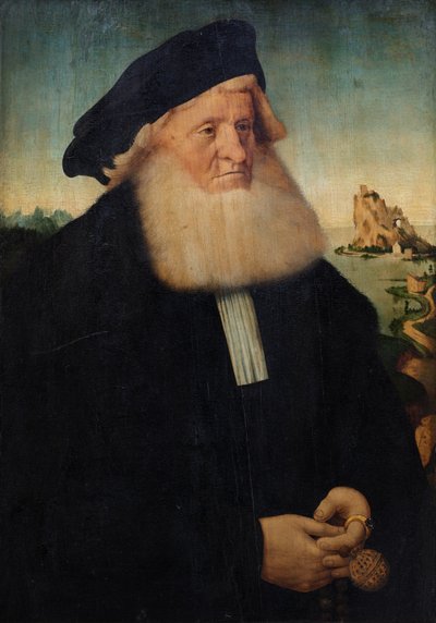 Ritratto di un gentiluomo barbuto da Conrad (attr. to) Faber von Creuznach