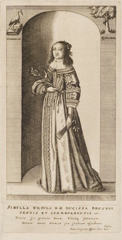 Conrad Buno - Sibylle Ursula, principessa di Brunswick-Lüneburg da Conrad Buno