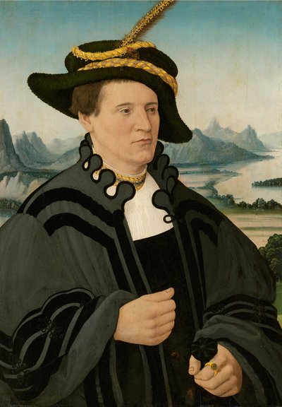 Ritratto di Fridrich Rorbach, 1532 da Conrad Faber von Creuznach