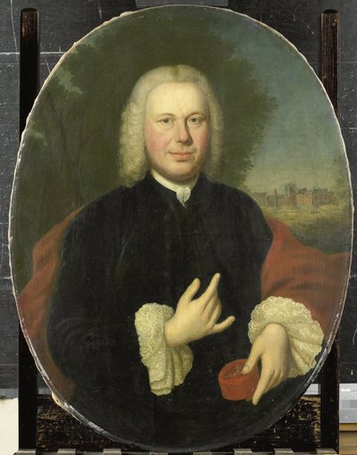 Diederik van Bleyswijk (1711-63), barone di Eethen e Meeuwen, signore di Babiloniënbroek, borgomastro di Gorkum da Conrad Kuster