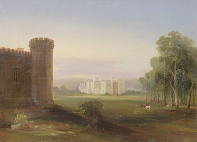 Government House e scuderie, Sydney, 1841 da Conrad Martens