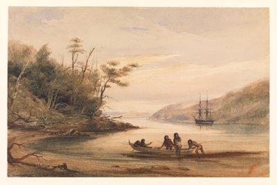 Ritratto Cove, Canale di Beagle da Conrad Martens