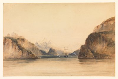 Ritratto di Cove, Canale di Beagle, Sud America da Conrad Martens