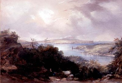 Porto di Sydney verso North Head da Conrad Martens
