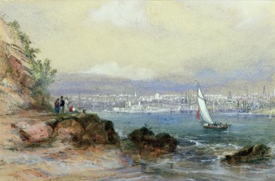 Veduta del porto di Sydney da Conrad Martens