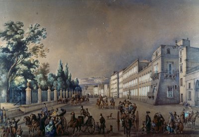Riviera di Chiaia e Villa Reale da Consalvo Carelli