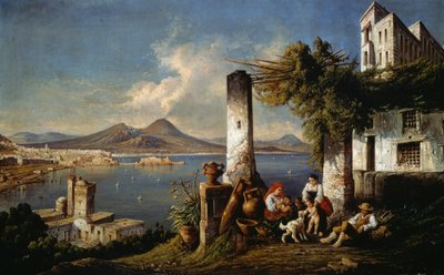 Napoli vista da Posillipo da Consalvo Carelli