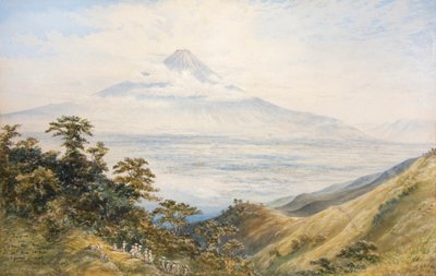 Fujiyama dal Passo Otomi Toge, Giappone da Constance Frederica Gordon Cumming