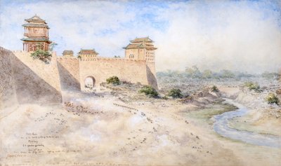 Hata Men. Una delle Porte Sud della Città Tartara, Pechino 1879 da Constance Frederica Gordon Cumming