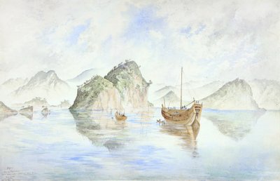 Nagasaki, Giappone: Isola di Pappenberg da Constance Frederica Gordon Cumming