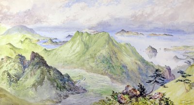 Nagasaki, Giappone: Isola di Pappenberg da Constance Frederica Gordon Cumming