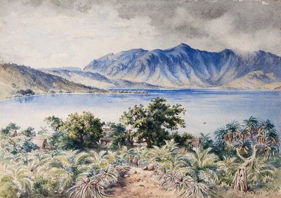 Baia di Naiviri, Nananu, Fiji 1876 da Constance Frederica Gordon Cumming