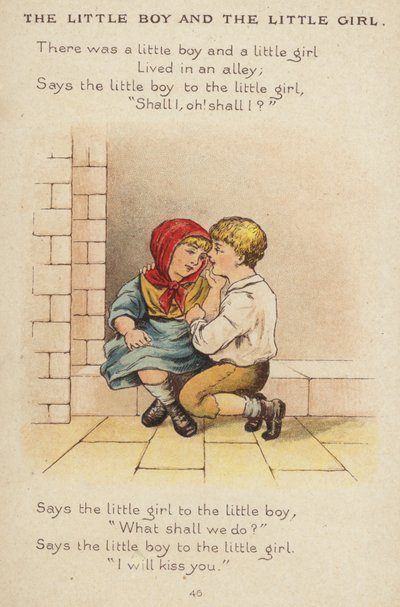 Filastrocca: Il Ragazzino e la Ragazzina da Constance Haslewood