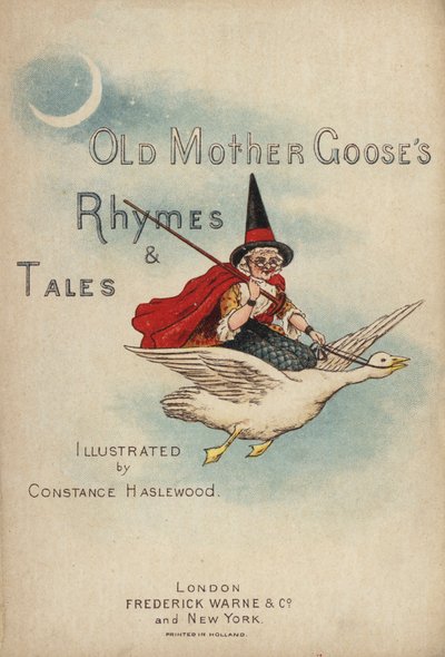 Illustrazione della pagina del titolo per Old Mother Goose