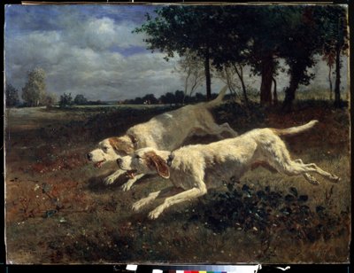 Cani in corsa da Constant Emile Troyon