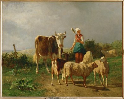 Le petit troupeau - il piccolo branco ... da Constant-Emile Troyon