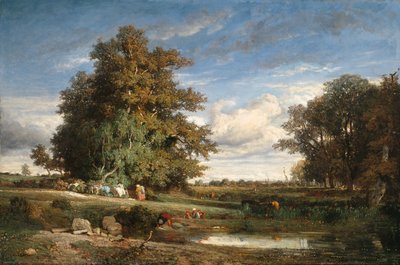 La Palude da Constant Emile Troyon
