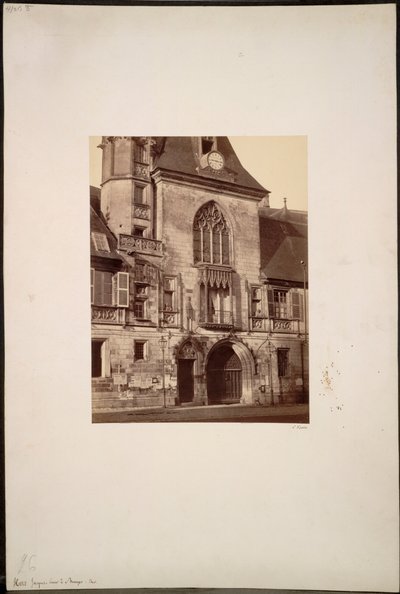 Hotel Jacques Coeur a Bourges, c. 1865 da Constant Alexandre Famin