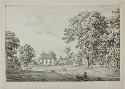 Lo Château de Bagatelle nel Bois de Boulogne da Constant Bourgeois