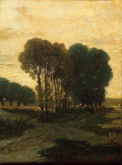 Un gruppo di alberi, c.1860 da Constant Emile Troyon
