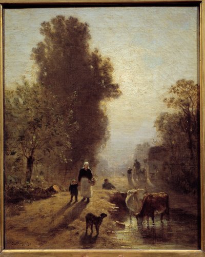 Al mattino da Constant Emile Troyon