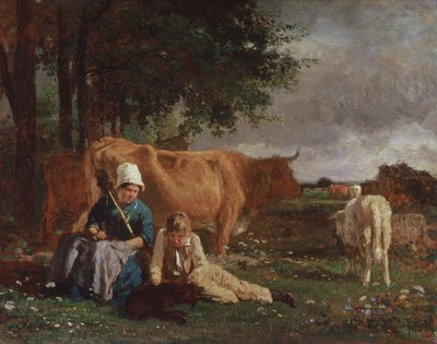 Scena pastorale da Constant Emile Troyon
