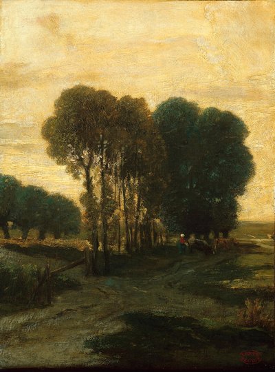 Un gruppo di alberi, c. 1860 da Constant Troyon