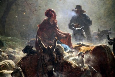 Partenza per il mercato mattina d