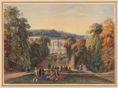 Nel parco di Saint Cloud da Constant Troyon