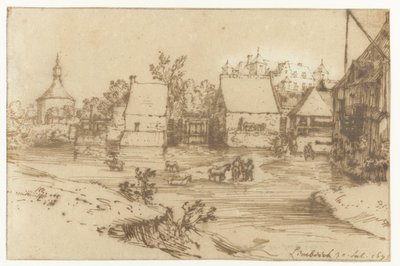 Veduta di Lembeek da Constantijn Huygens (II)