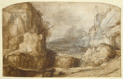 Paesaggio Montuoso da Constantin Daniel van Renesse