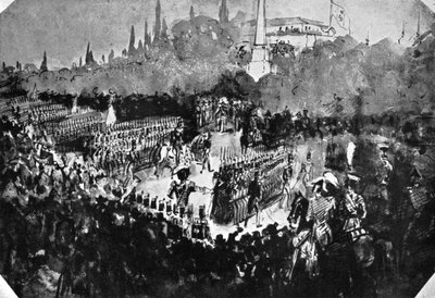Una parata a Madrid, 1930 da Constantin Guys